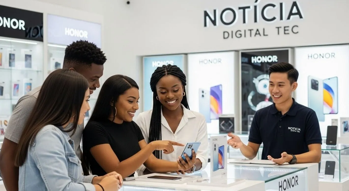 Smartphone Honor Magic 6 com design moderno e tela avançada